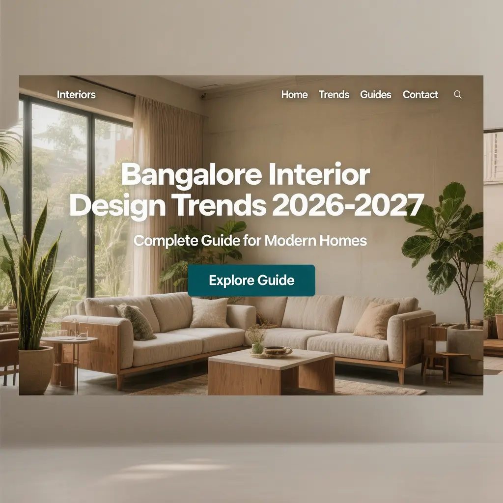 10 Interior Design Trends Bangalore 2025-2026 Complete Guide for Modern Homes